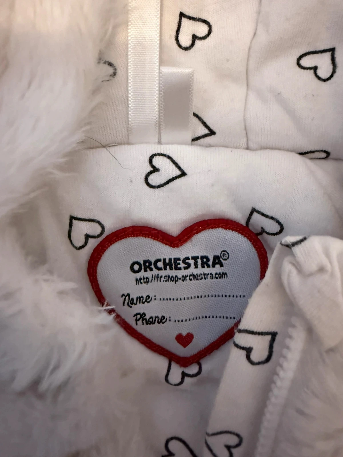 Veste moumoutte blanche – photo 3